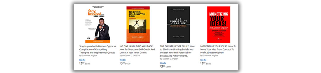 Dadson Ogbor Books on Amazon