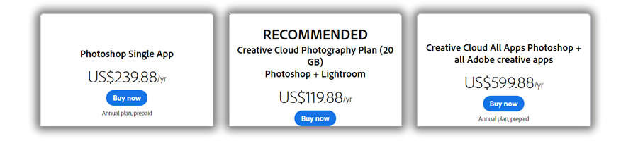 photoshop price